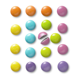 Lentilles chocolatées au poids