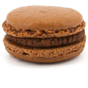 Macaron Noir de noir chocolat - A l'unité