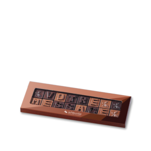 Message chocolat à personnaliser - 30 lettres