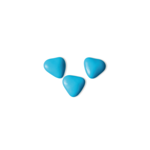 Petit Coeur Chocolat "Couleur Turquoise"