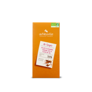 Tablette Bio noir 56% Amandes caramélisées