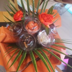 Bouquet de chocolats 7 branches et son assortiment