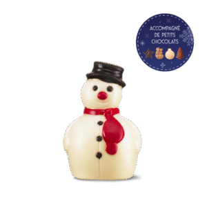 Bonhomme de neige au chocolat blanc
