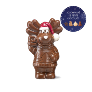 Renne de Noël au chocolat au lait