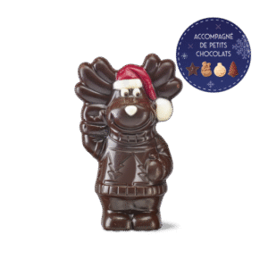 Renne de Noël au chocolat noir
